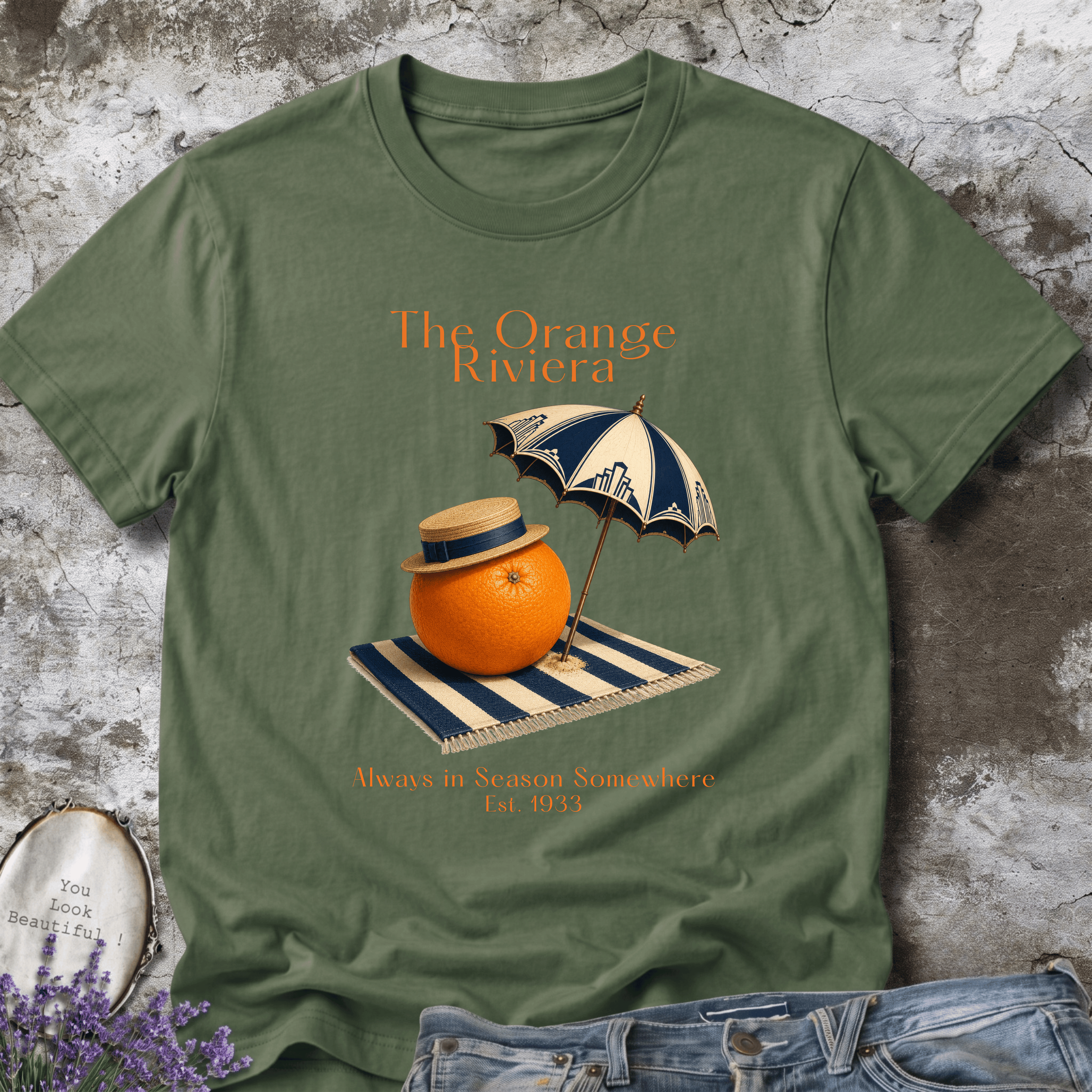 The Orange Riviera Tee