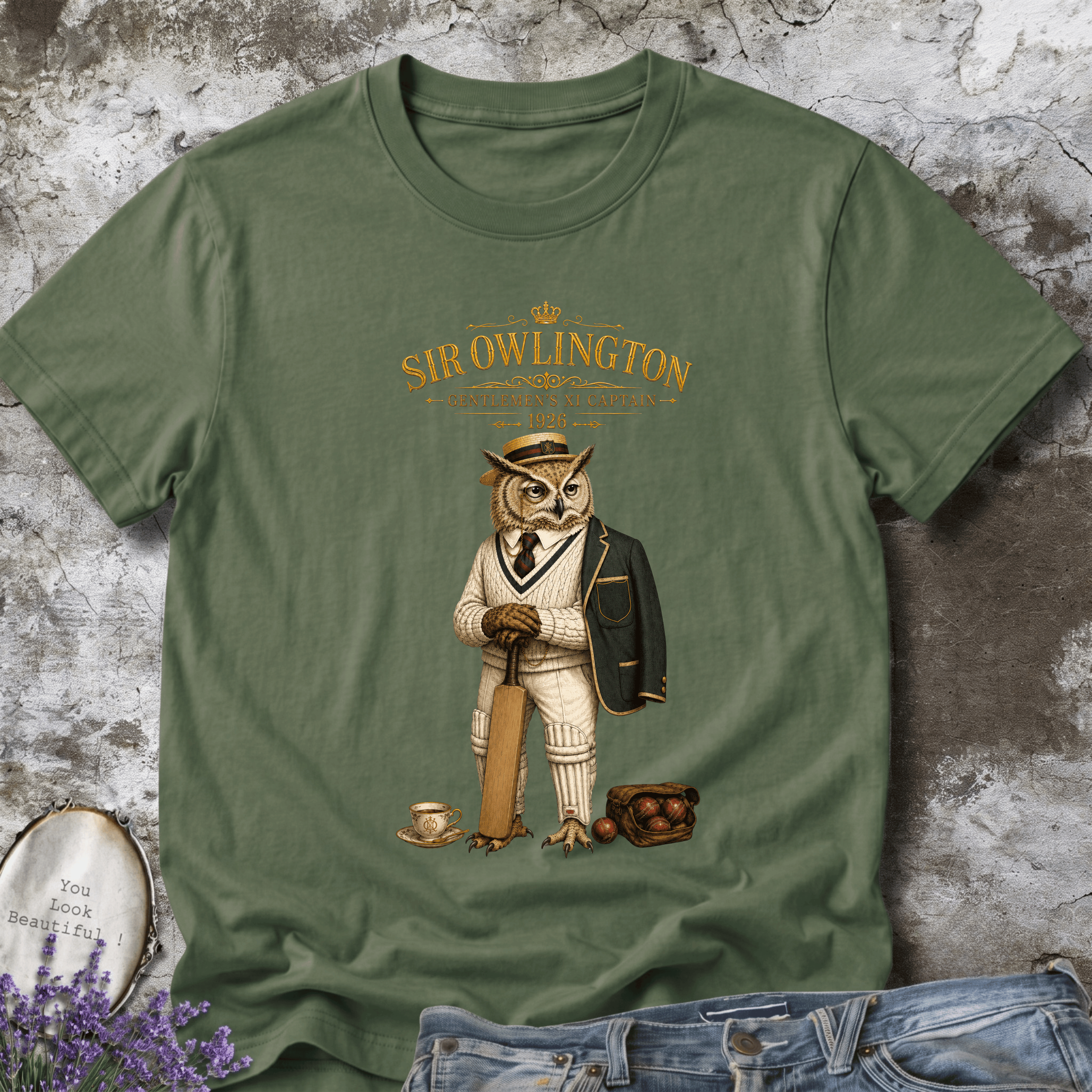 Sir Owlington – Gentlemen's XI Captain Tee