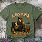 Blues Basset – Vintage Delta Blues Dog Tee