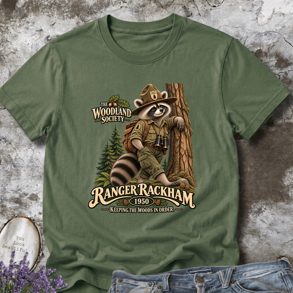 Ranger Rackham Raccoon Tee