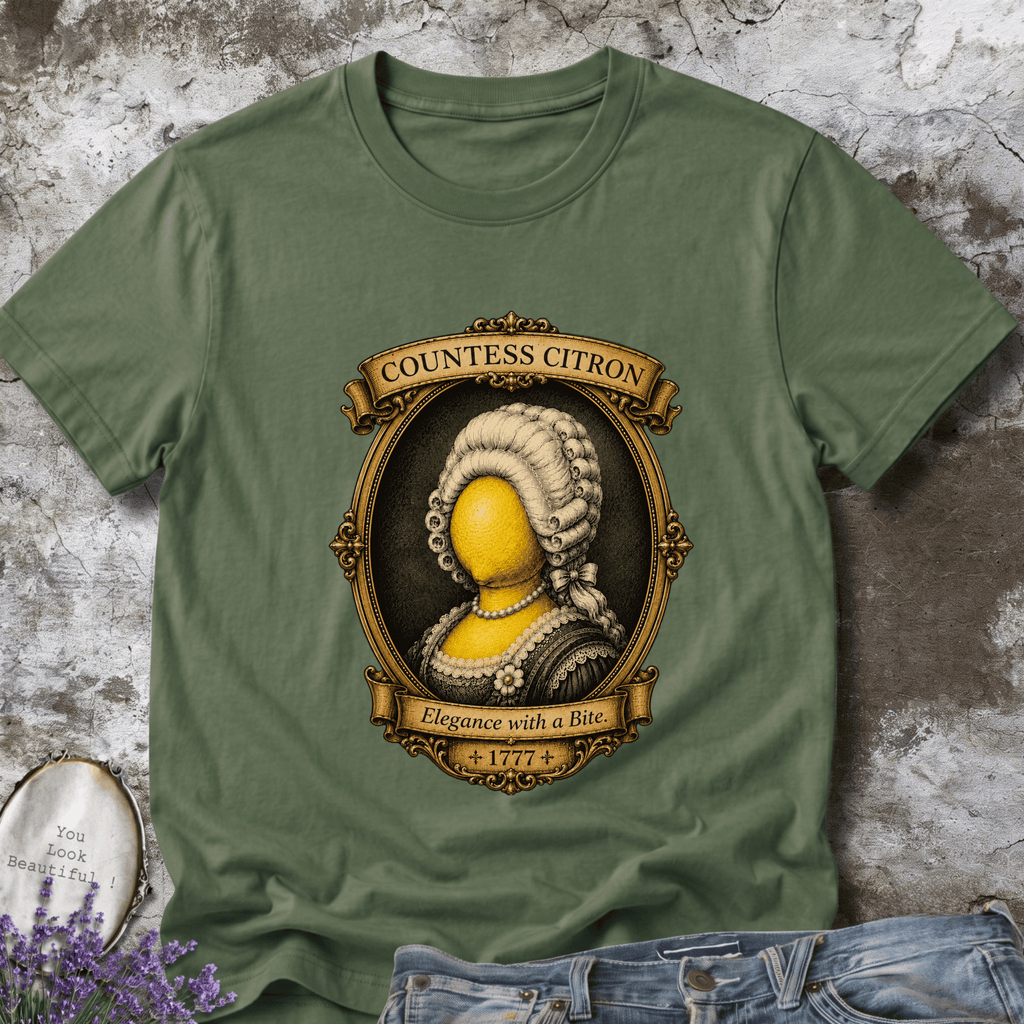 Countess Citron Vintage Graphic Tee | Est. 1777