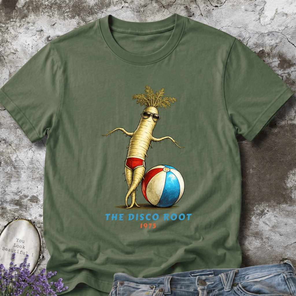 The Disco Root 1975 – Vintage Parsnip Graphic Tee