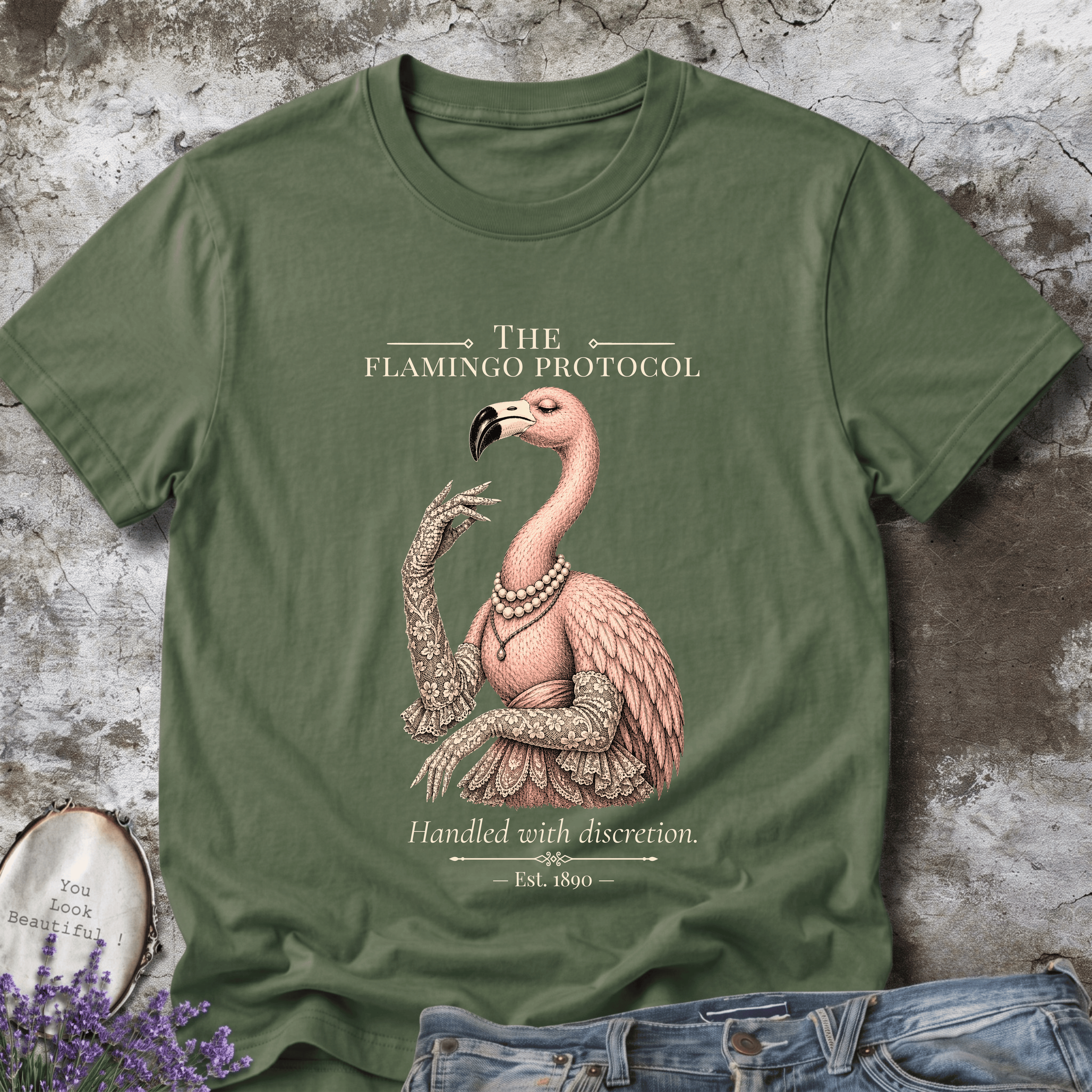 The Flamingo Protocol Tee | Est. 1890