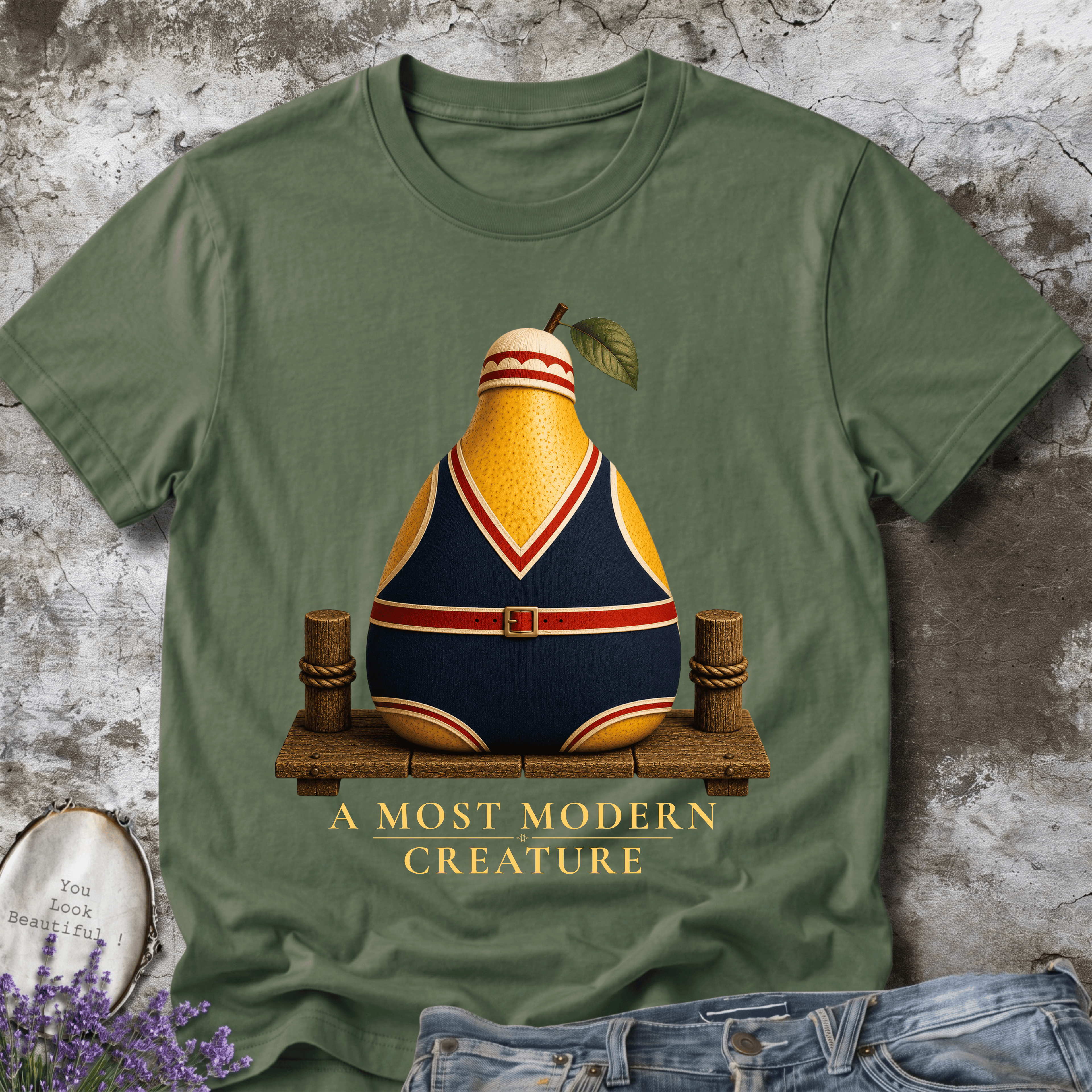 A Most Modern Creature – Funny Pear Beach Graphic Tee