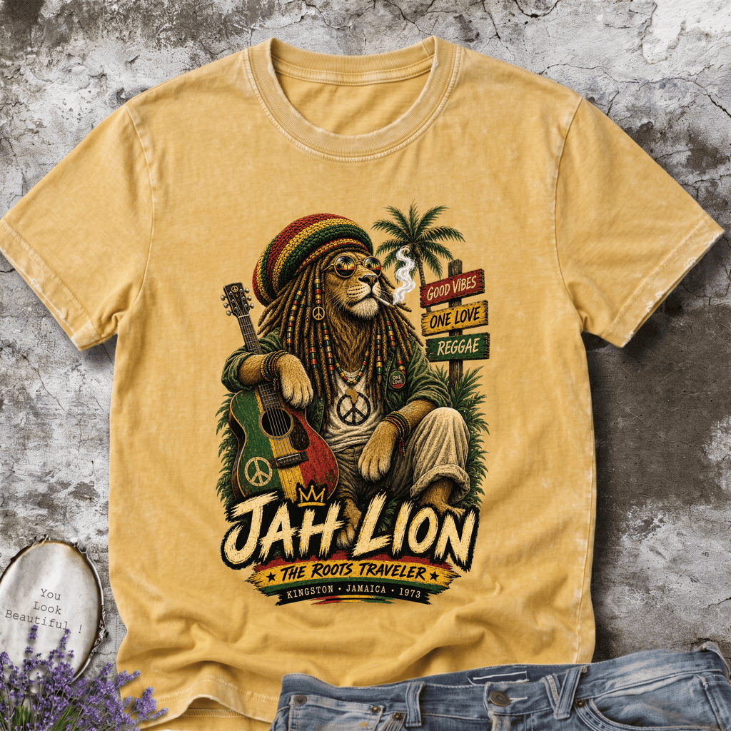 Jah Lion – The Roots Traveler Reggae Tee