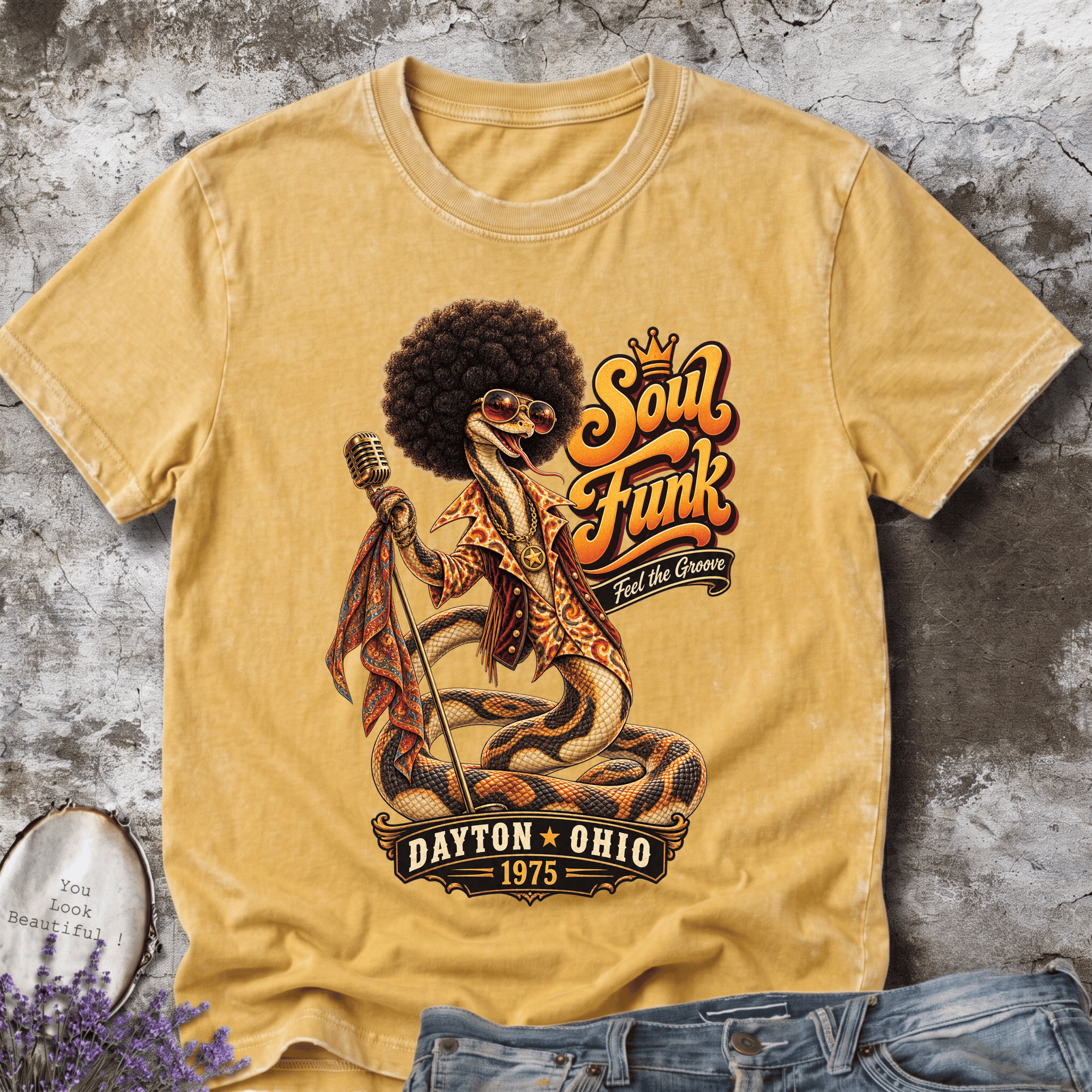 Soul Funk Snake – 1975 Groove Tee
