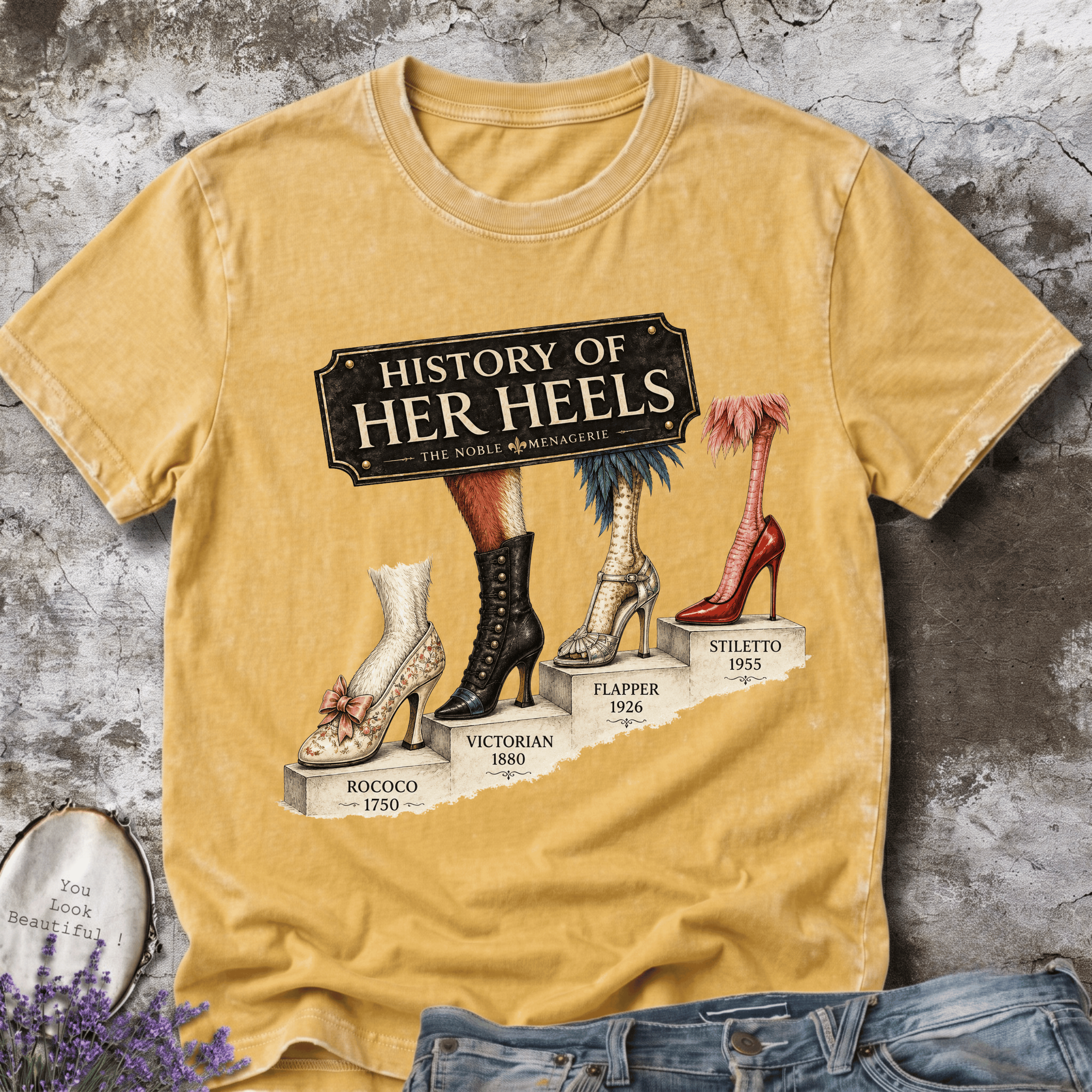 History of Heels Her Heels Tee