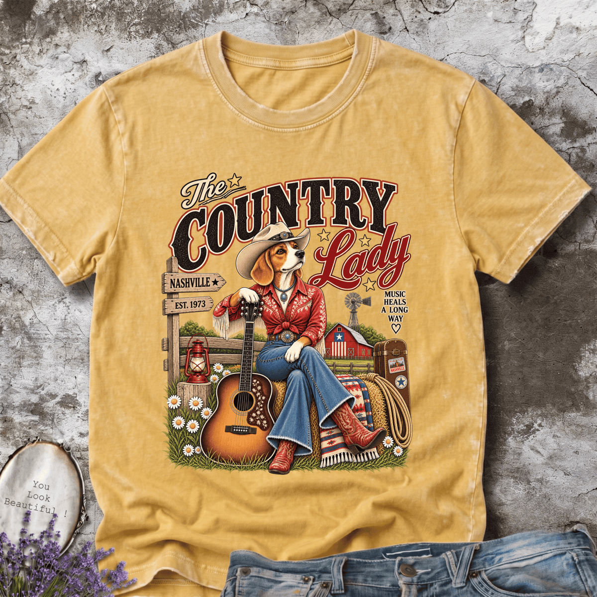 Country Lady Beagle Tee