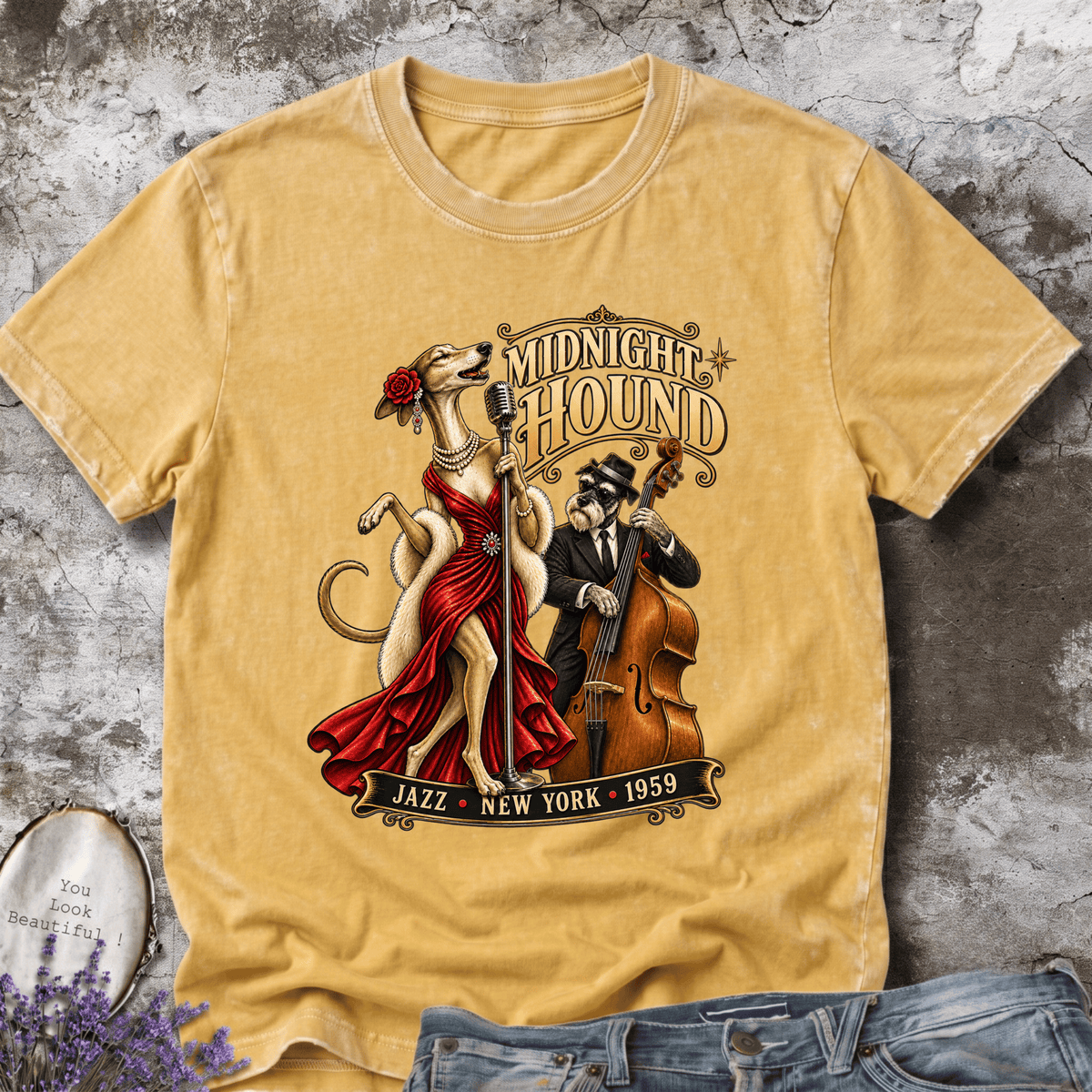 Midnight Hound Jazz Tee
