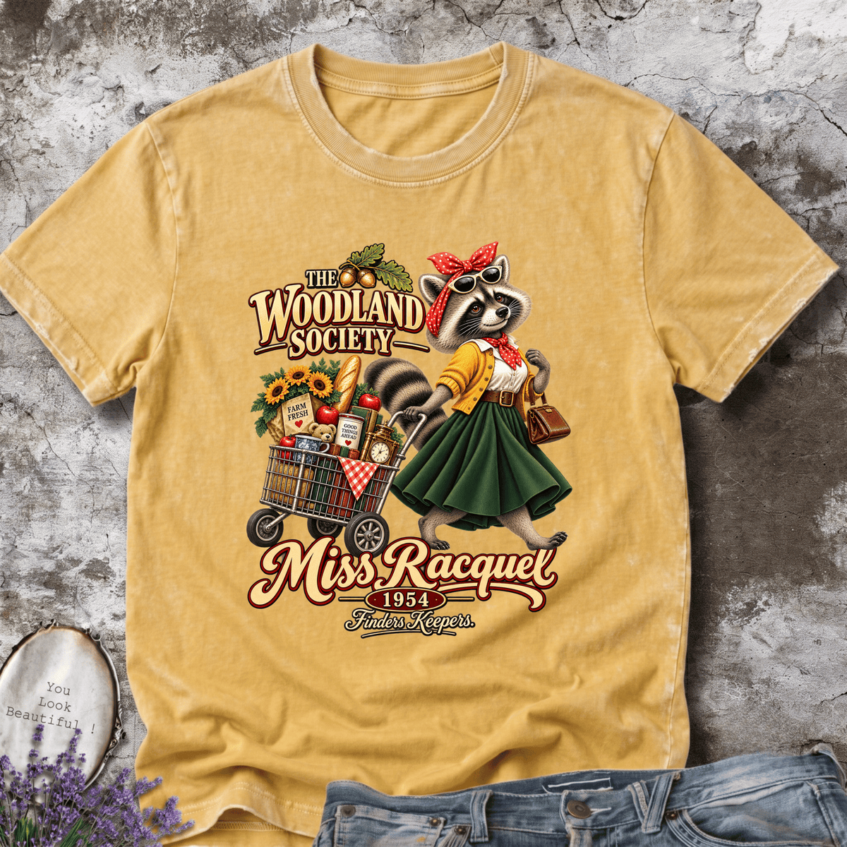 Miss Racquell Raccoon Tee