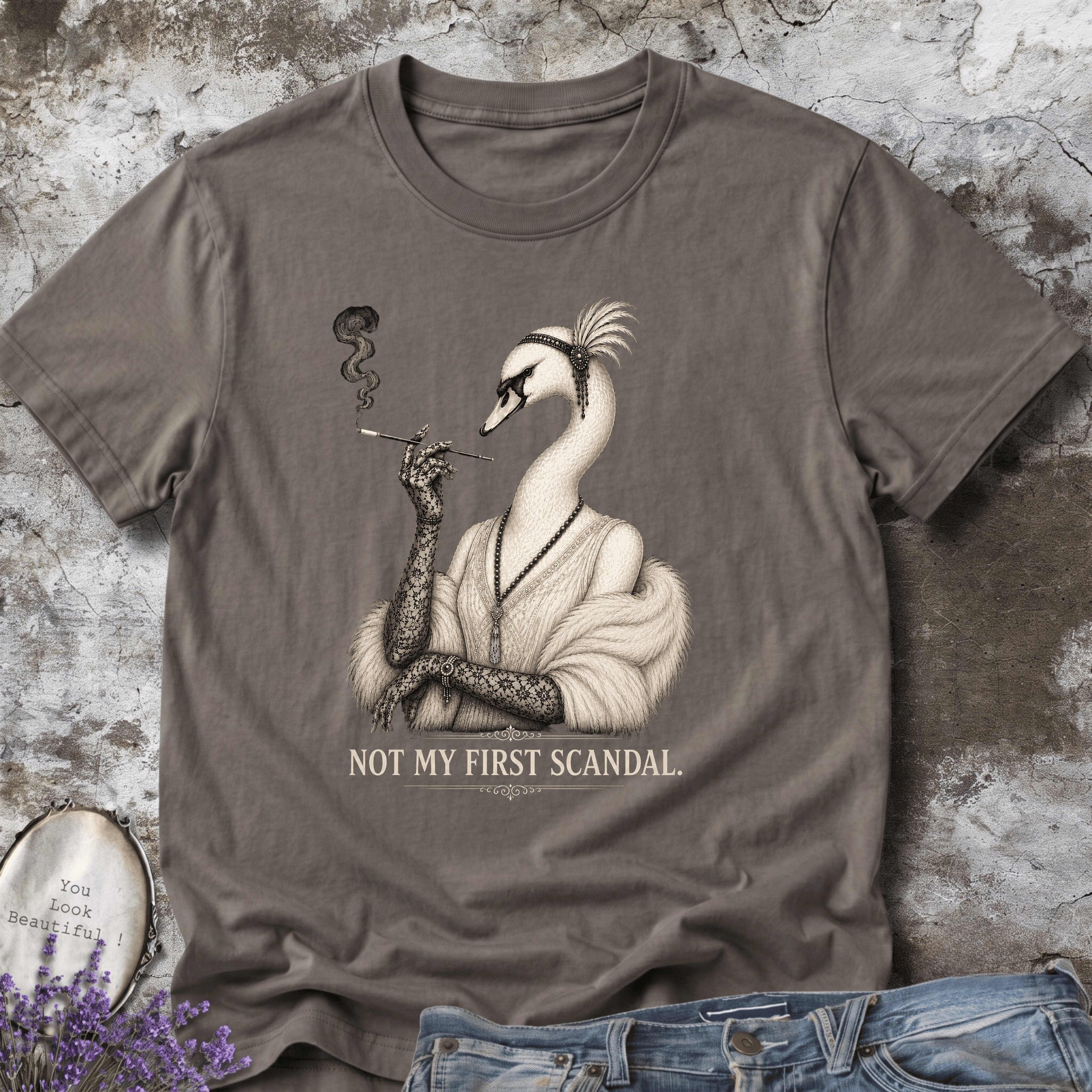 Not My First Scandal Tee | Swan Collection