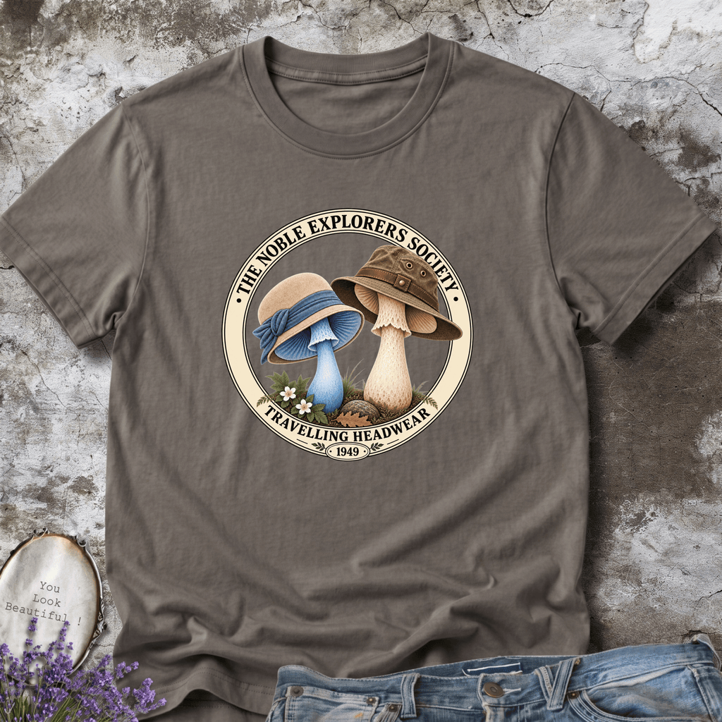 1949 Travelling Headwear Mushroom Tee