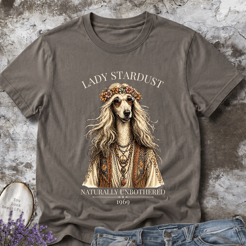 Boho Afghan Hound T-Shirt – Lady Stardust Graphic Tee