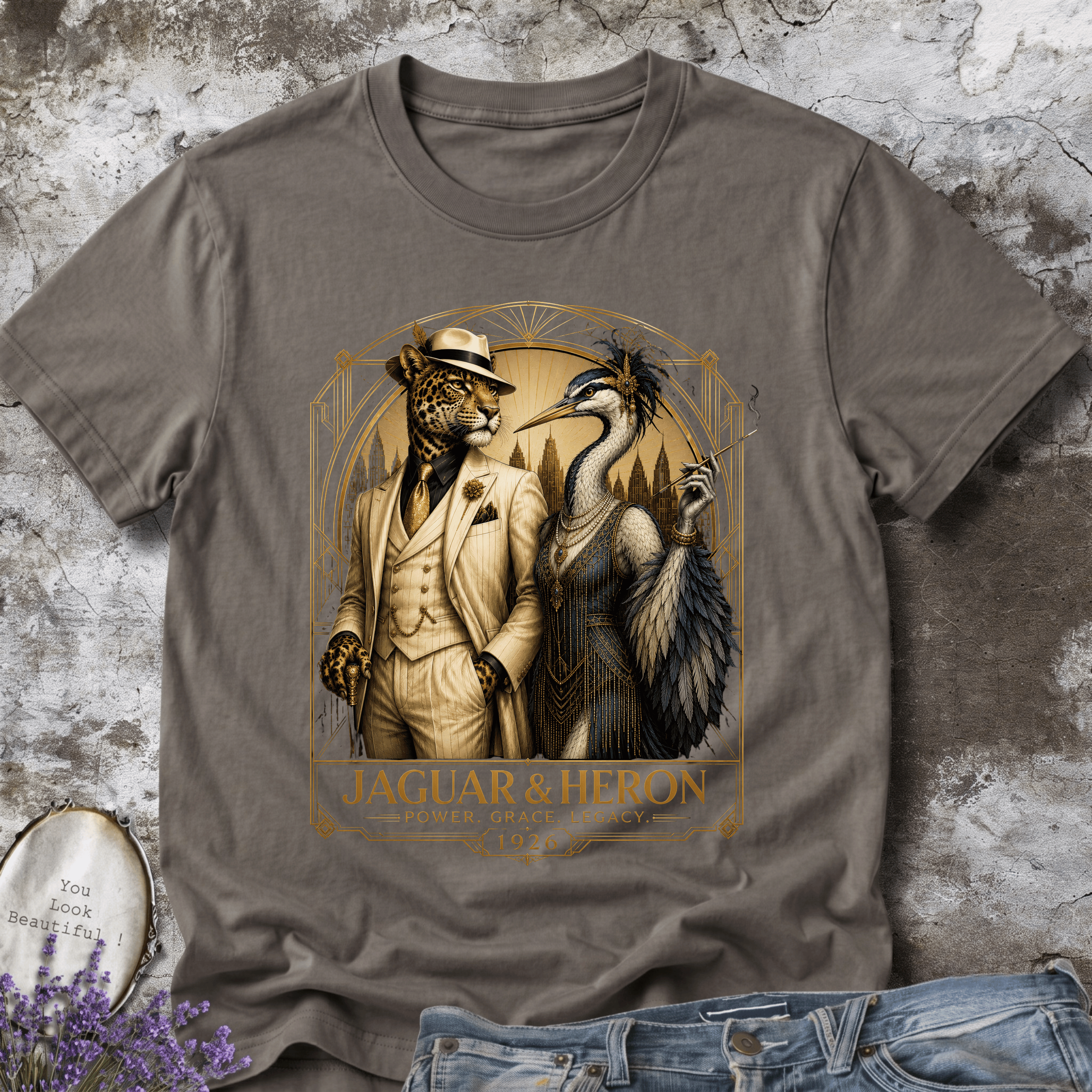 Jaguar & Heron Tee