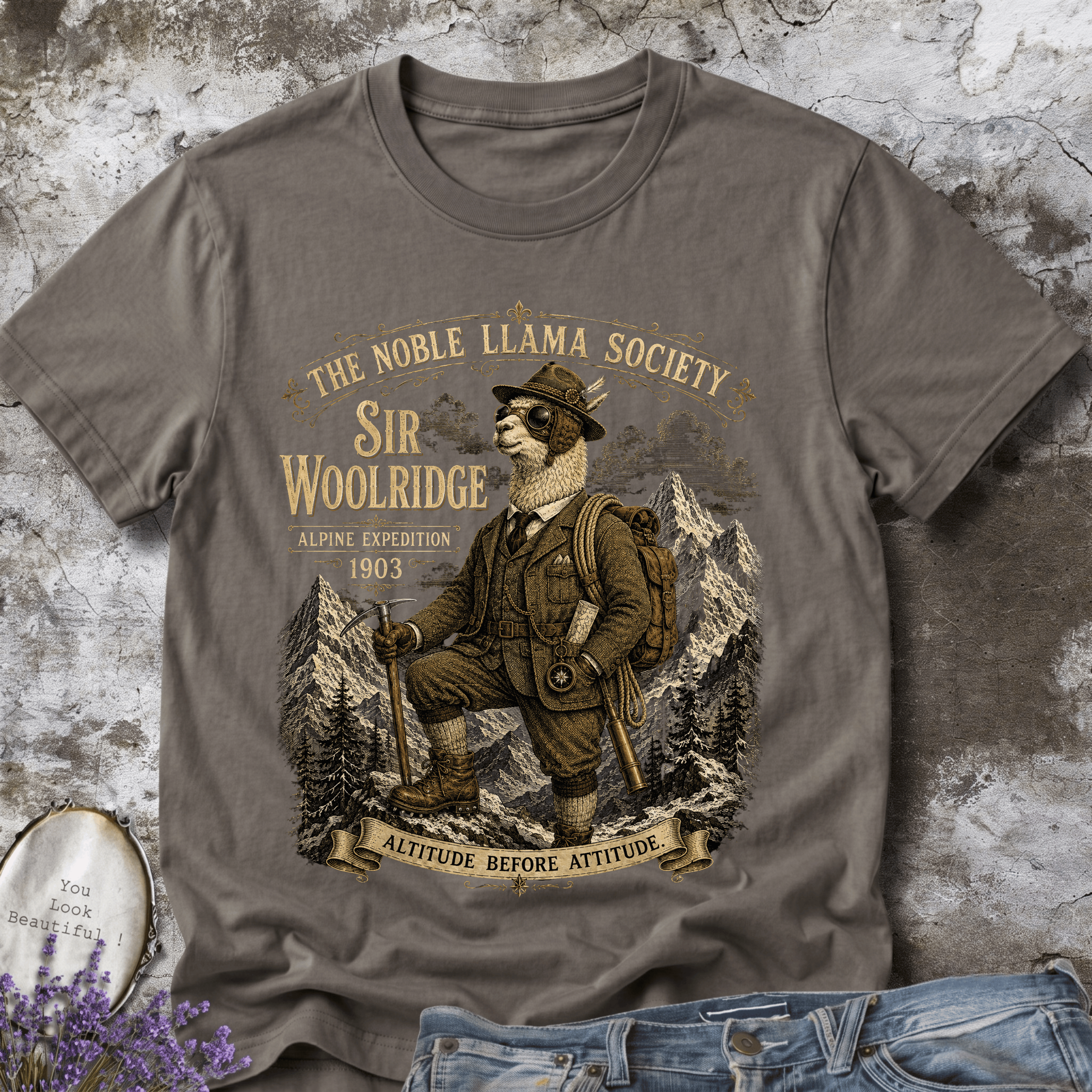 Sir Woolridge Alpine Expedition 1903 Tee