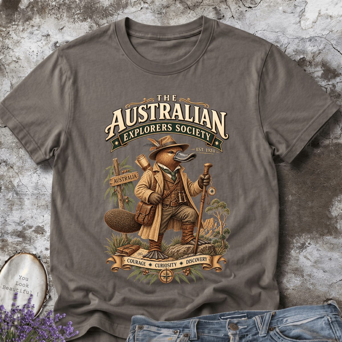 Australian Explorer Platypus Tee – Est. 1924