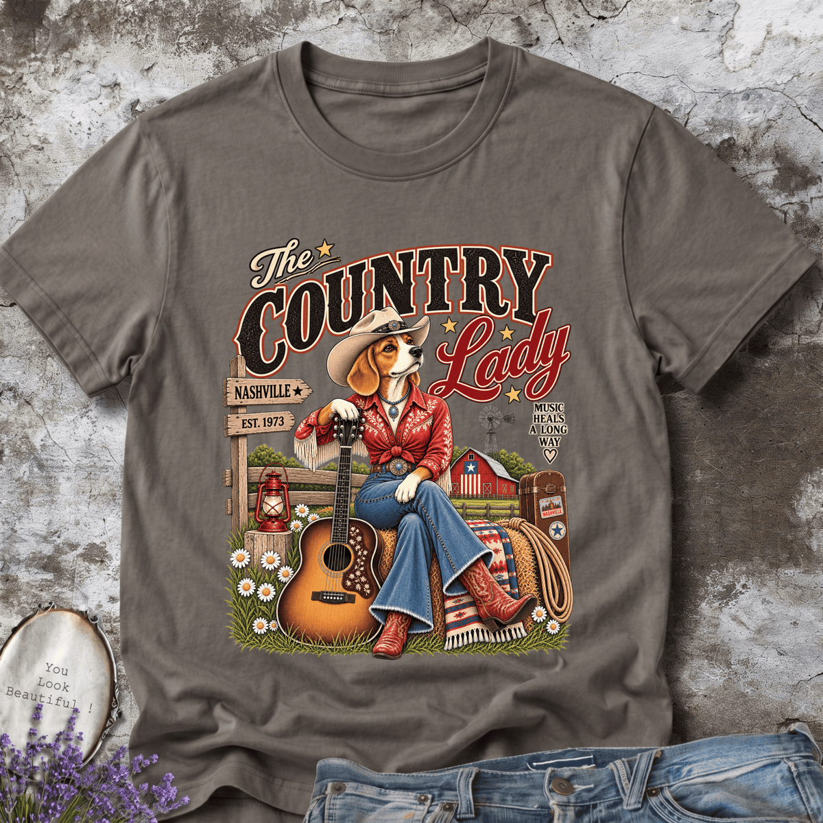Country Lady Beagle Tee