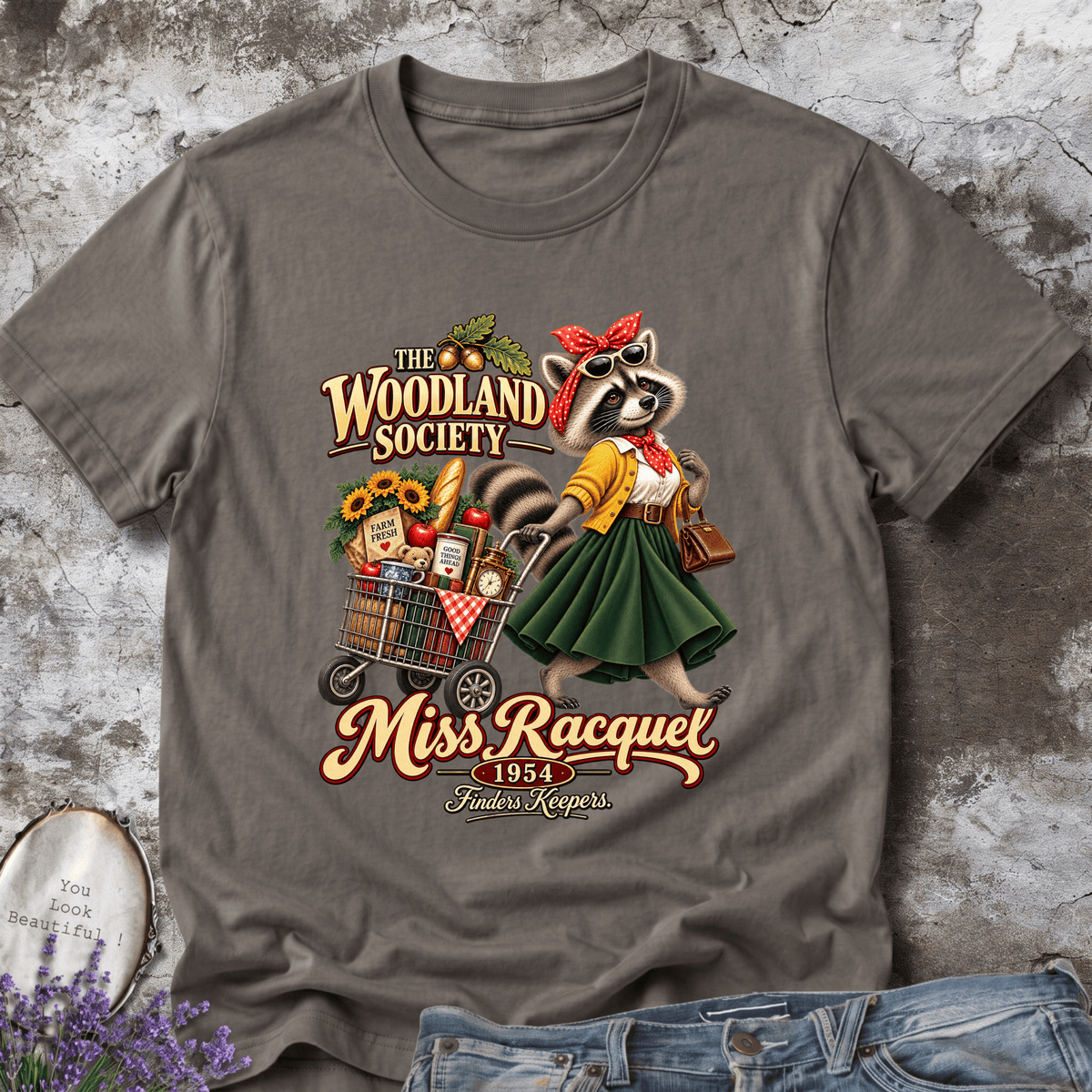 Miss Racquell Raccoon Tee