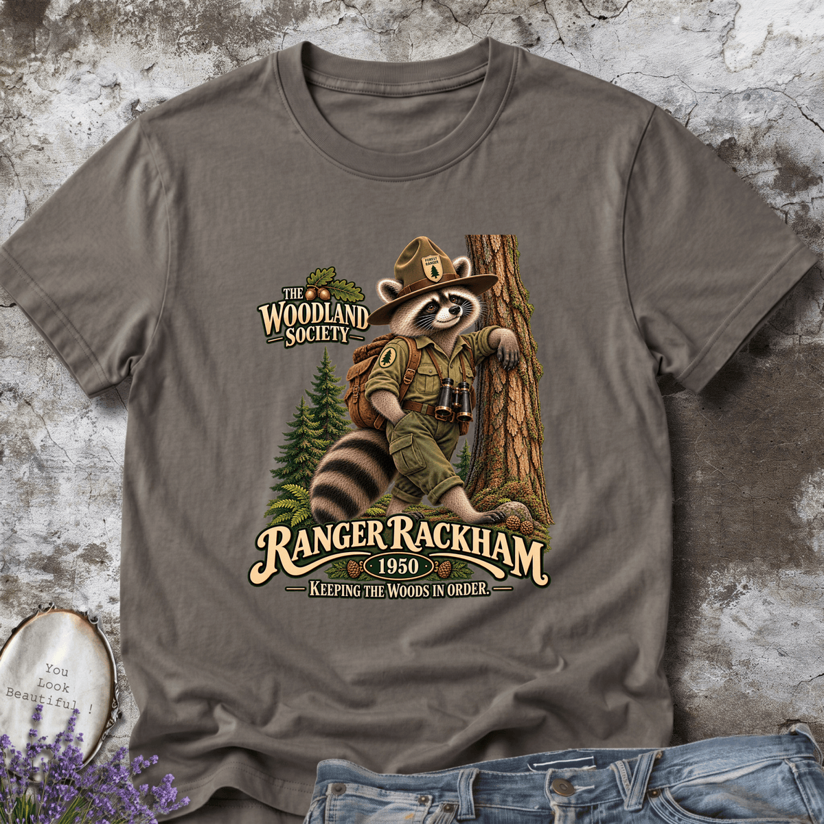 Ranger Rackham Raccoon Tee