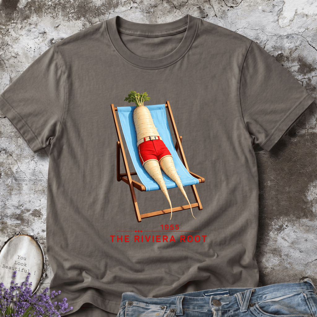 The Riviera Root – Vintage French Riviera Vegetable Graphic Tee