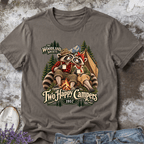 Two Happy Campers Raccoon Tee