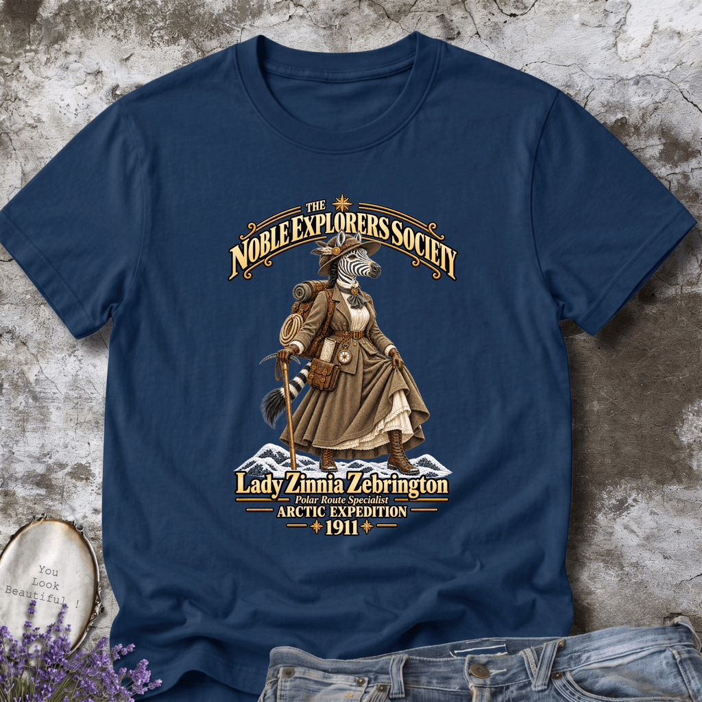 Lady Zinnia Zebrington – Arctic Expedition Tee