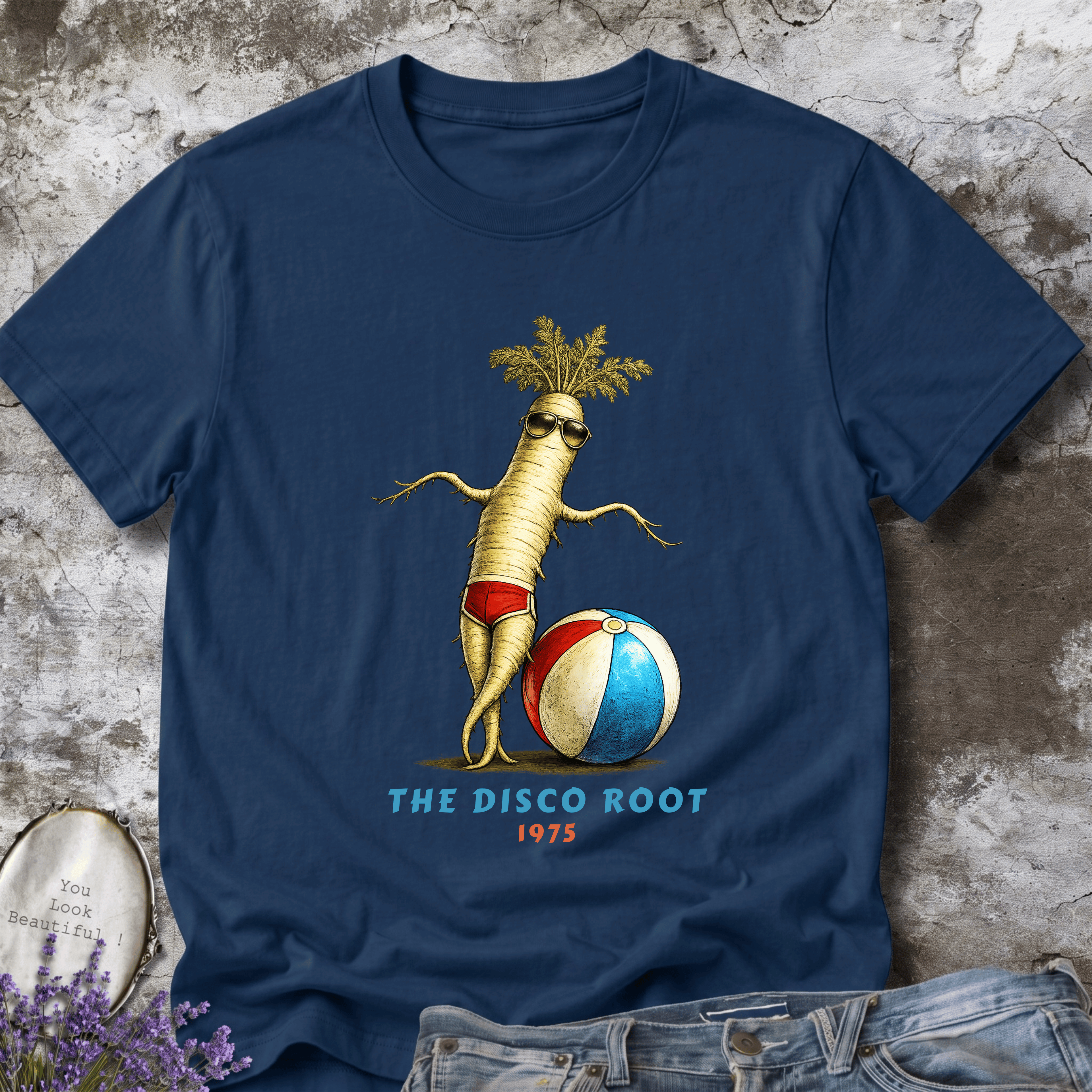 The Disco Root 1975 – Vintage Parsnip Graphic Tee