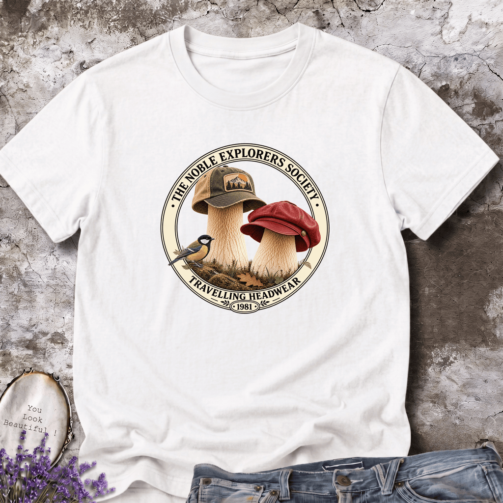 1981 Travelling Headwear Mushroom Tee