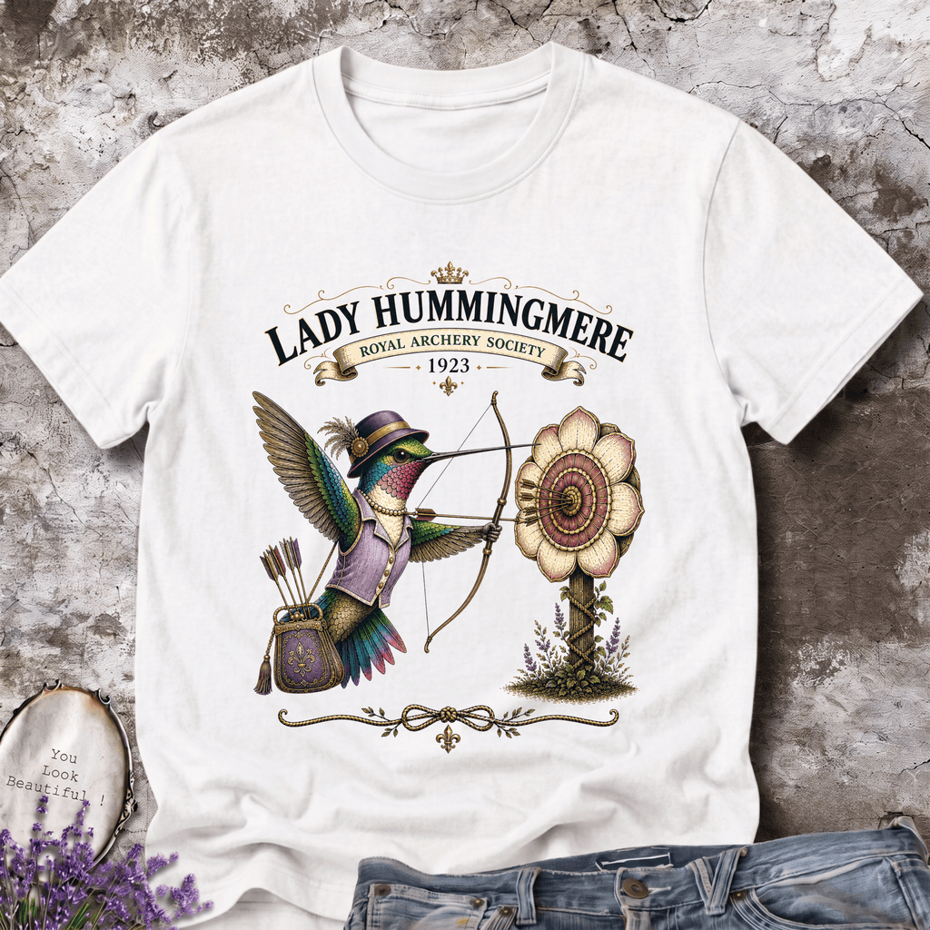 Lady Hummingmere – Vintage Royal Archery Society Tee