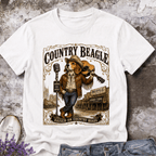 Country Beagle | Rustic Farm Dog Graphic Tee