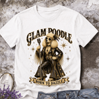 Glam Poodle – Elegant Poodle Vintage Tee