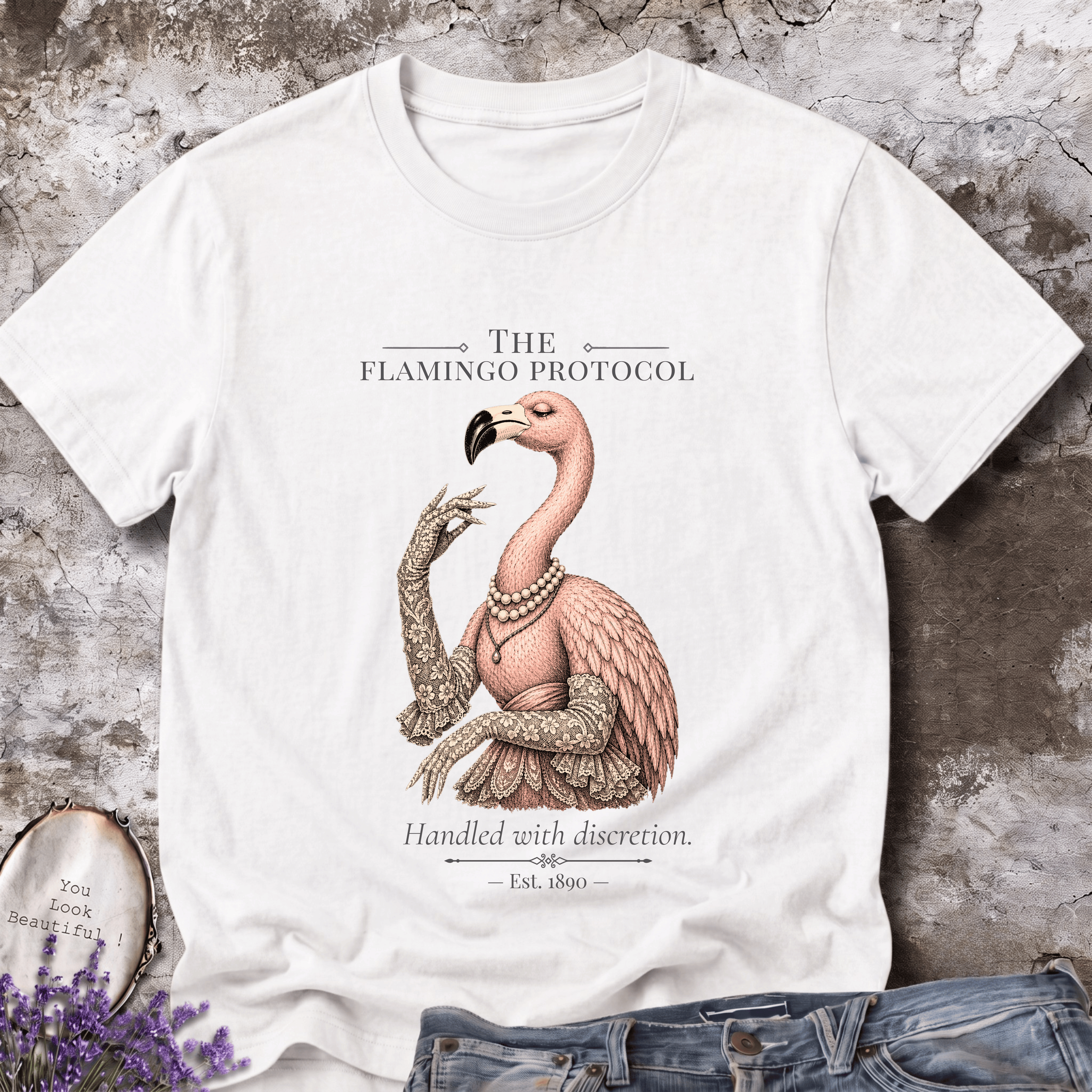 The Flamingo Protocol Tee | Est. 1890